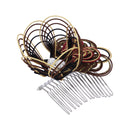 伝統水引細工髪飾-絢爛花葉(でんとうみずひきざいくヘアコーム-けんらんかよう)