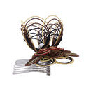 伝統水引細工髪飾-絢爛花葉(でんとうみずひきざいくヘアコーム-けんらんかよう)