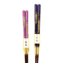 【万作セレクト】食洗夫婦箸-金紋・藤(【まんさくせれくと】 しょくせんめおとはし-きんもん・ふじ)