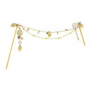 蓬莱の玉の枝七宝二連簪-空/桃(ほうらいのたまのえだしっぽうにれんかんざし-そら/もも)