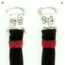 伊賀組紐黒腕輪／男（いがくみひもくろブレスレット‐メンズ）