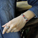 伊賀組紐千鳥格子腕輪／女（いがくみひもちどりこうしブレスレット‐レディース）