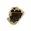 夢みる動物釦飾‐子守熊の寝床（ゆめみるどうぶつブローチ‐こあらのねどこ）