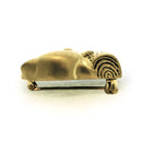 夢みる動物釦飾‐子守熊の寝床（ゆめみるどうぶつブローチ‐こあらのねどこ）