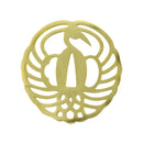 つば帯留め‐鶴丸（つばおびどめ‐つるまる）【納期約4ヶ月】