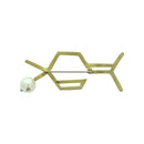 香化学式釦飾‐鈴蘭（かおりかがくしきブローチ‐すずらん）