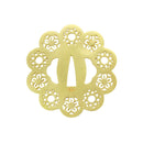 つば帯留め‐桜九曜（つばおびどめ‐さくらくよう）