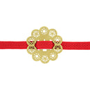 つば帯留め‐桜九曜（つばおびどめ‐さくらくよう）