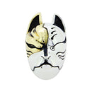 能面帯留め‐狐（のうめんおびどめ‐きつね）