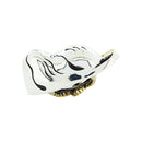 能面帯留め‐狐（のうめんおびどめ‐きつね）