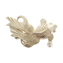 琉金帯留め‐銀（りゅうきんおびどめ‐シルバー）【納期約4ヶ月】