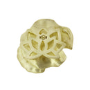 隠れ蛙帯留め‐蓮蕾（かくれがえるおびどめ‐はすつぼみ）