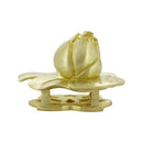 隠れ蛙帯留め‐蓮蕾（かくれがえるおびどめ‐はすつぼみ）