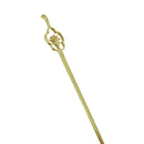 花紋平打一本簪‐梅／真鍮（かもんひらうちいっぽんかんざし‐うめ／ブラス）