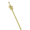 花紋平打一本簪‐桜／真鍮（かもんひらうちいっぽんかんざし‐さくら／ブラス）