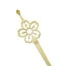 花紋平打一本簪‐桜／真鍮（かもんひらうちいっぽんかんざし‐さくら／ブラス）