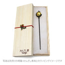 輪島漆塗一本簪‐月（わじまうるしぬりいっぽんかんざし‐つき）