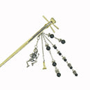 三味線銀髑髏簪（しゃみせんシルバーどくろかんざし）