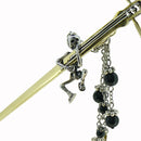 三味線銀髑髏簪（しゃみせんシルバーどくろかんざし）