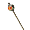 椿とんぼ玉簪（つばきトンボ玉かんざし）