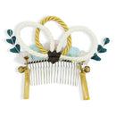 ＜伝統つまみ簪＞三色梅姫花簪（さんしょくうめひめはなかんざし）