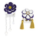 ＜伝統つまみ簪＞重梅花簪（かさねうめはなかんざし）