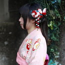 ＜伝統つまみ簪＞重梅花簪（かさねうめはなかんざし）