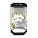 ＜伝統つまみ簪＞注連蝶々匂梅花簪（しめちょうちょうにおいうめはなかんざし）