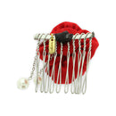 ＜伝統つまみ簪＞綻椿花簪（ほころびつばきはなかんざし）