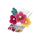 ＜伝統つまみ簪＞七五三玉梅簪（しちごさんたまうめかんざし）