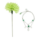 朝露鞠菊一本簪／緑（あさつゆまりぎくいっぽんかんざし／みどり）