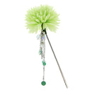 朝露鞠菊一本簪／緑（あさつゆまりぎくいっぽんかんざし／みどり）