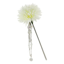 朝露鞠菊一本簪／白（あさつゆまりぎくいっぽんかんざし／しろ）