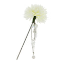 朝露鞠菊一本簪／白（あさつゆまりぎくいっぽんかんざし／しろ）