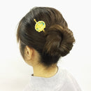 九谷焼一本簪‐菊（くたにやきいっぽんかんざし‐きく）