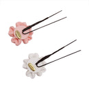 ＜伝統つまみ簪＞七五三姫桜簪‐薄桜（しちごさんひめざくらかんざし‐うすざくら）