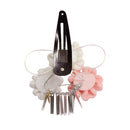 ＜伝統つまみ簪＞七五三姫桜簪‐薄桜（しちごさんひめざくらかんざし‐うすざくら）