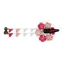 ＜伝統つまみ簪＞七五三姫桜簪‐紫桜（しちごさんひめざくらかんざし‐むらさきざくら）