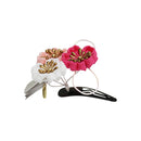 ＜伝統つまみ簪＞七五三姫桜簪‐紫桜（しちごさんひめざくらかんざし‐むらさきざくら）