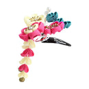 ＜伝統つまみ簪＞七五三姫梅簪‐黄梅（しちごさんひめうめかんざし‐おうばい）