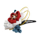 ＜伝統つまみ簪＞七五三姫梅簪‐紅白梅（しちごさんひめうめかんざし‐こうはくばい）