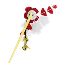 伝統つまみ一本簪‐紅白梅花（でんとうつまみいっぽんかんざし‐こうはくばいか）