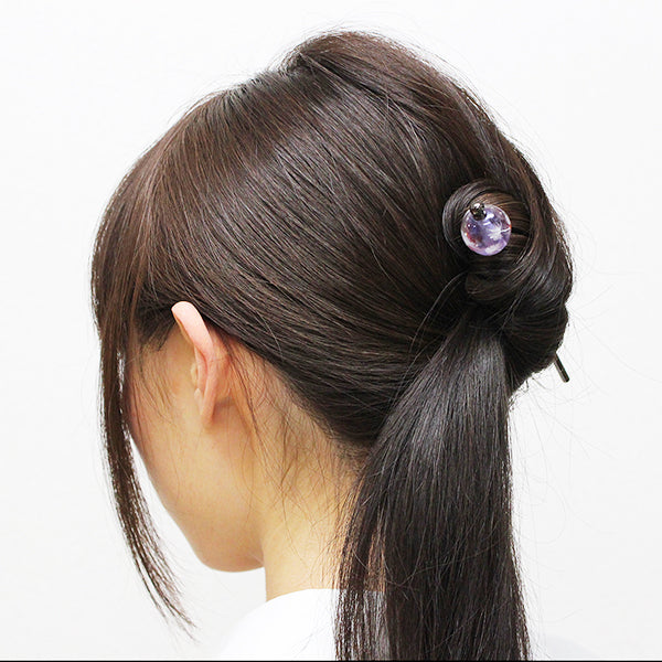 蒲公英綿毛とんぼ玉簪｜普段使いの簪・ヘアアクセサリーブランド