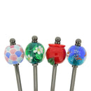 女王蘭とんぼ玉簪（じょおうらんトンボ玉かんざし）