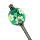 女王蘭とんぼ玉簪（じょおうらんトンボ玉かんざし）