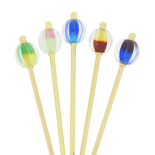 香水瓶とんぼ玉簪‐百合｜普段使いの簪・ヘアアクセサリーブランド