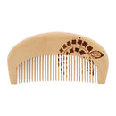 京丸型櫛‐枝藤紋（きょうまるがたくし‐えだふじもん）