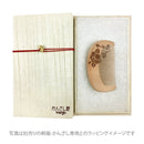 京丸型櫛‐枝椿紋（きょうまるがたぐし‐えだつばきもん）