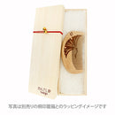 京丸型櫛‐銀杏鶴紋（きょうまるがたぐし‐いちょうづるもん）