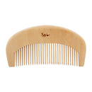 京丸型櫛‐銀杏鶴紋（きょうまるがたぐし‐いちょうづるもん）